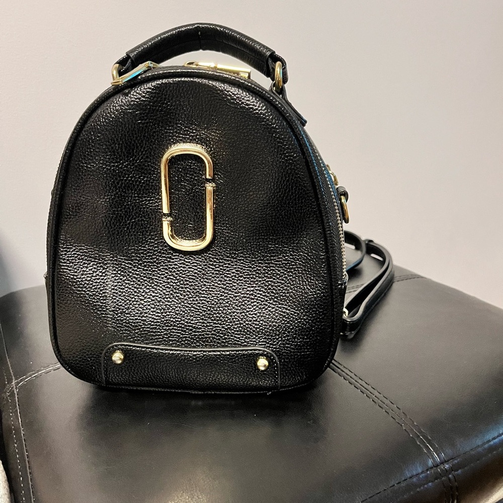 Black Leather Women's Bag